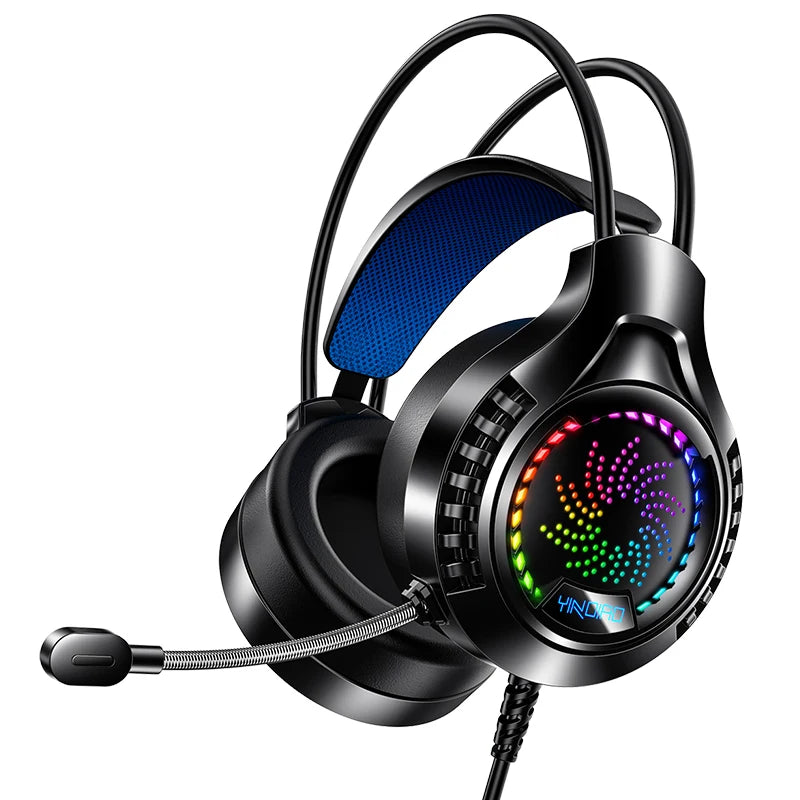Casque gaming RGB avec micro, son surround 7.1