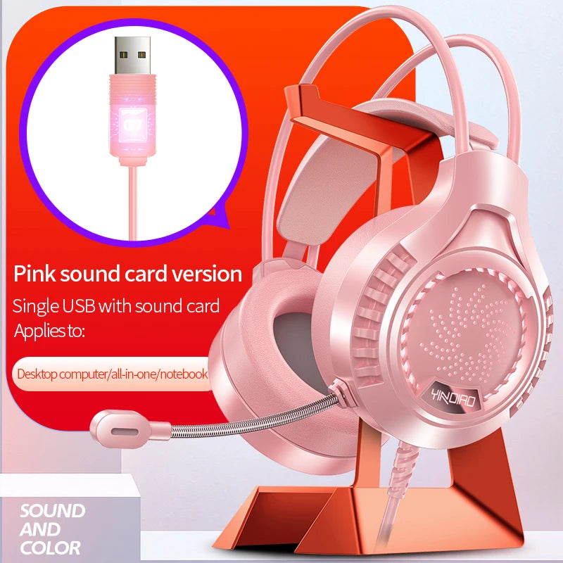 Casque Gaming RGB avec Micro – Son Surround 7.1