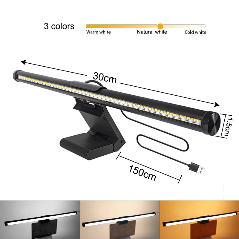Barre Lumineuse d'Écran RGB – Lampe Moniteur Gaming à Intensité Réglable