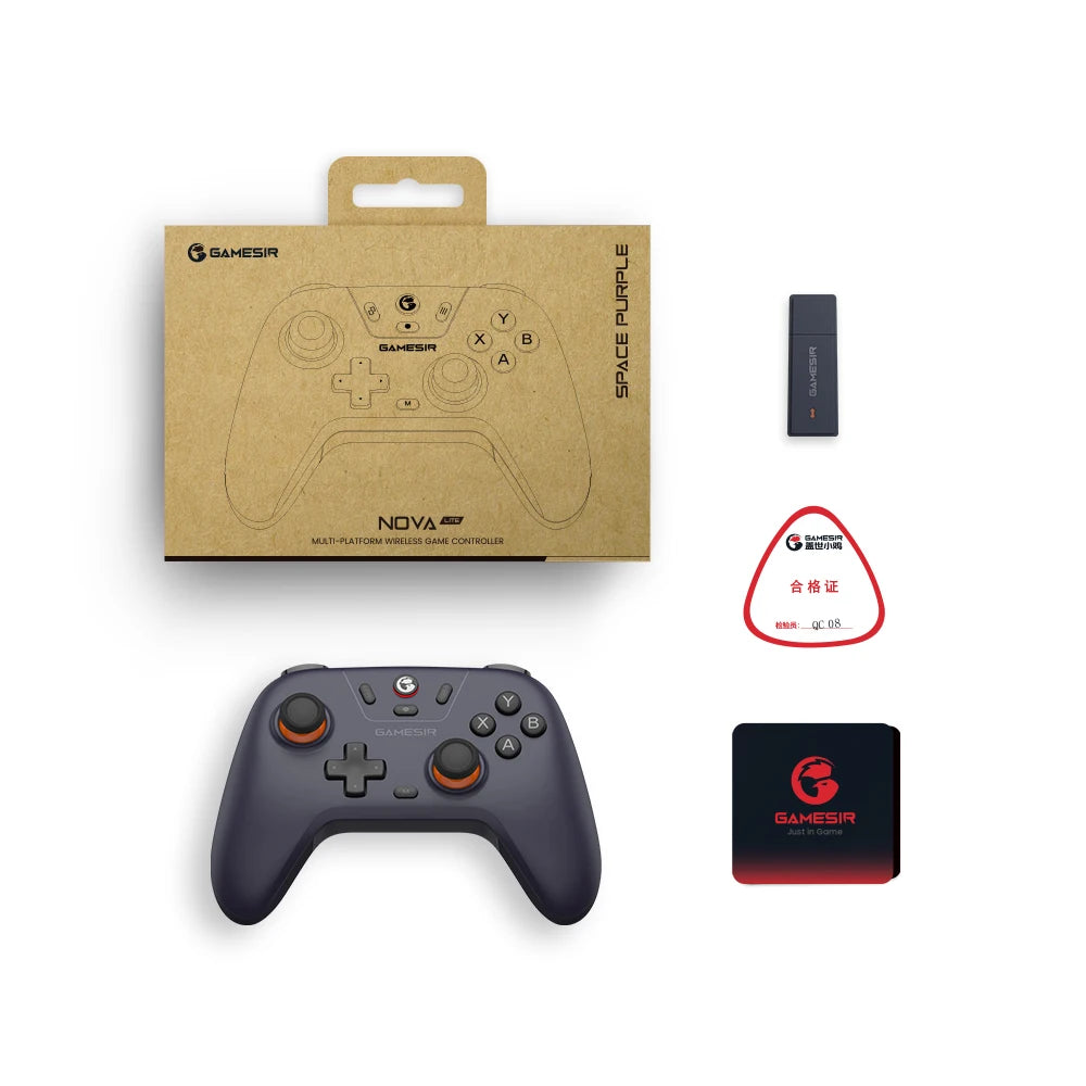 Manette GameSir Nova Lite – Effet Hall, Sans fil (PC, Switch, Android, iOS)