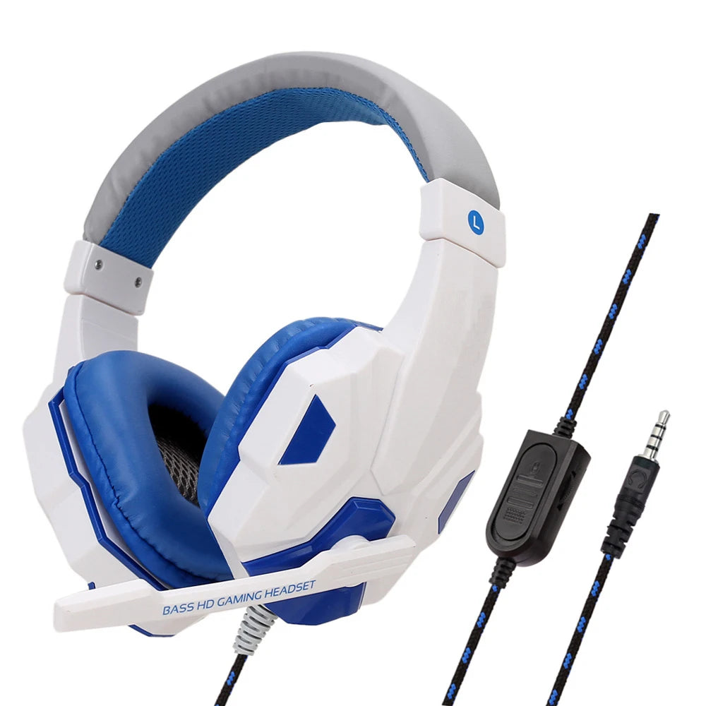 Casque Gaming Filaire Jack 3,5 mm avec Micro – PC, PS4, Xbox, Switch