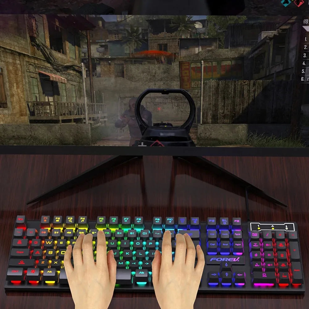 Clavier Gaming Filaire 104 touches – Sensation Mécanique, RGB
