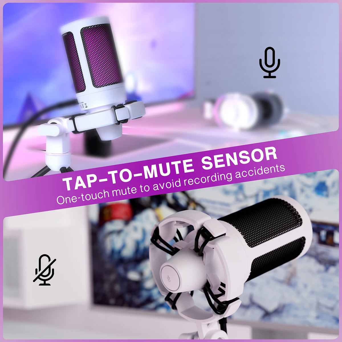 Micro Gaming USB AmpliGame – RGB, Mute Rapide, Trépied
