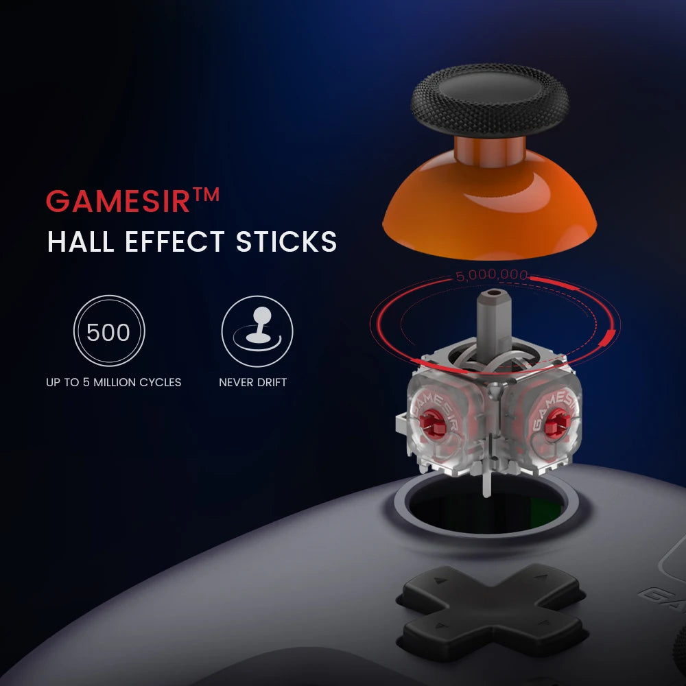 Manette GameSir Nova Lite – Effet Hall, Sans fil (PC, Switch, Android, iOS)