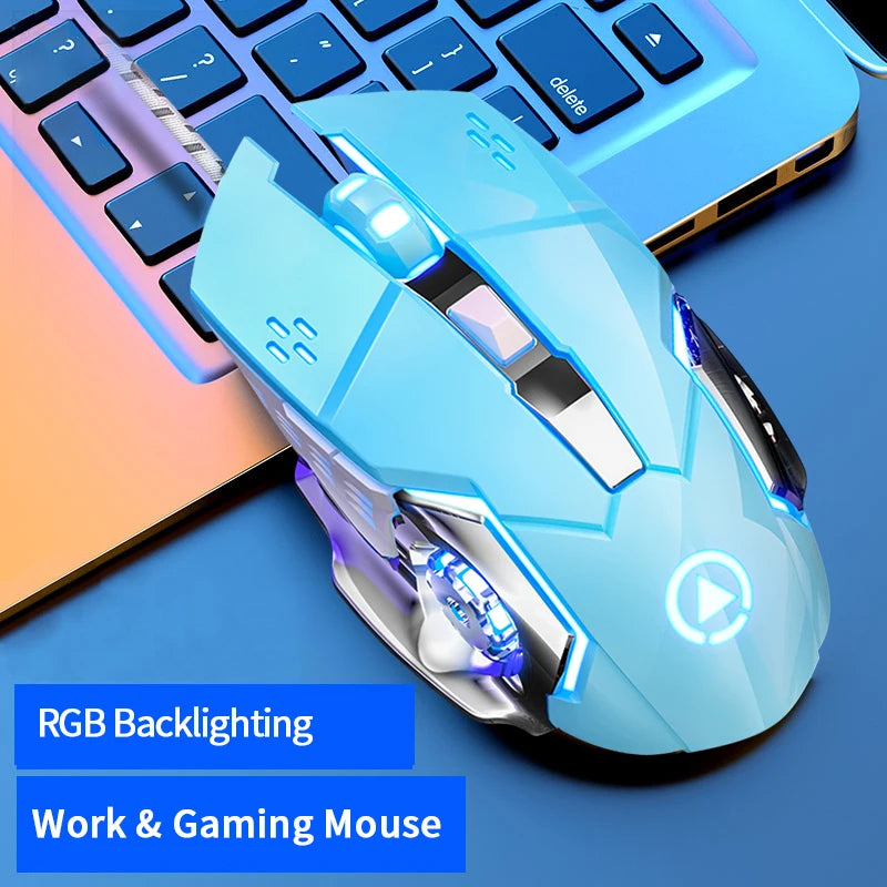 Souris Gaming Filaire USB – Rétroéclairée, 6 boutons, DPI réglable