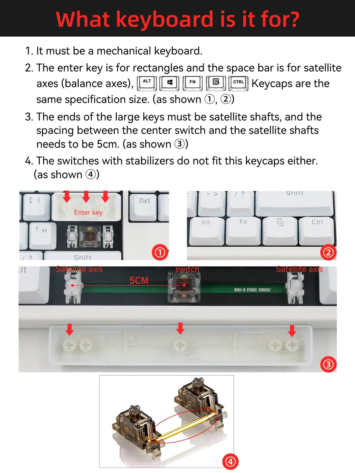 Keycaps Pudding PBT 129 Touches – Translucides, Profil OEM
