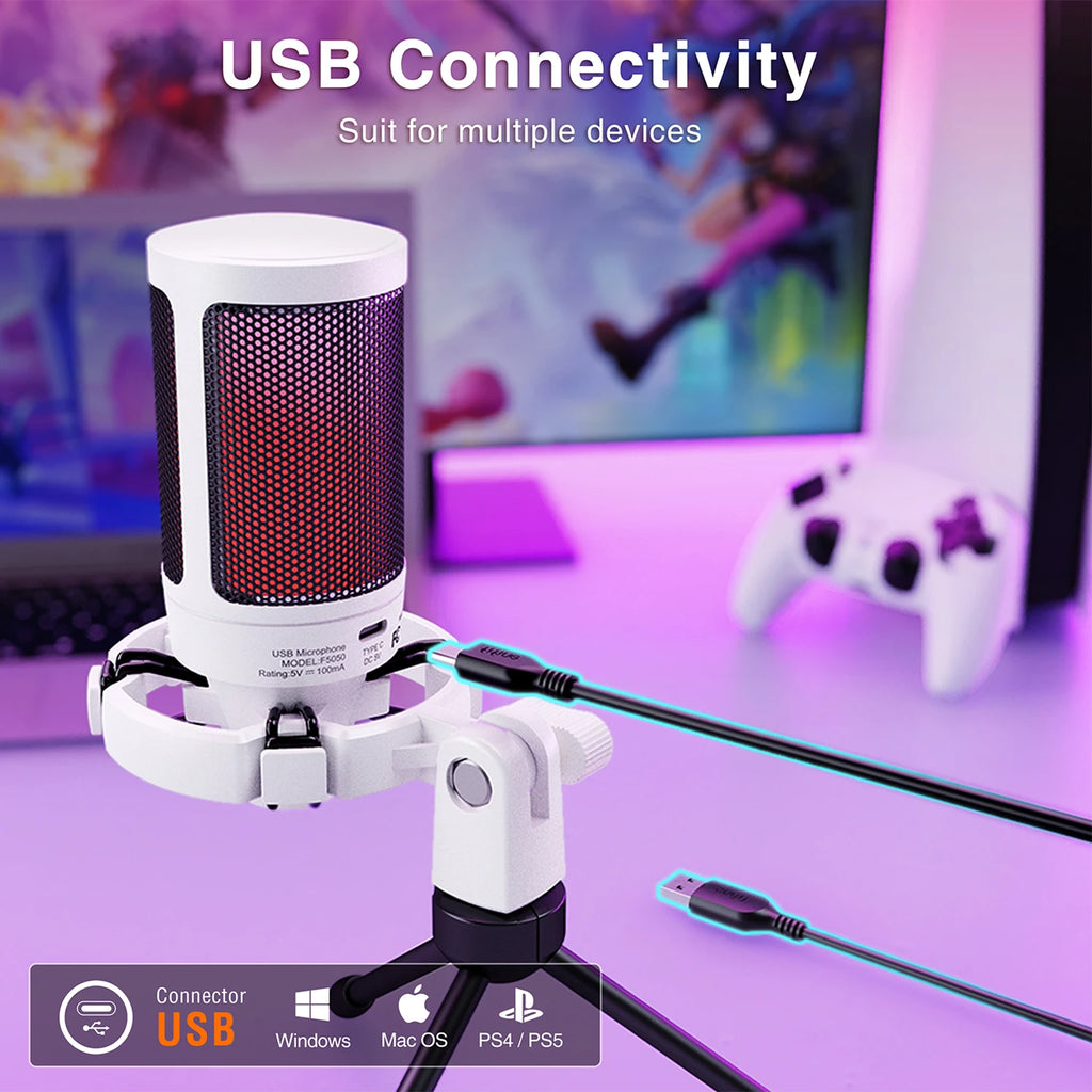 Micro Gaming USB AmpliGame – RGB, Mute Rapide, Trépied