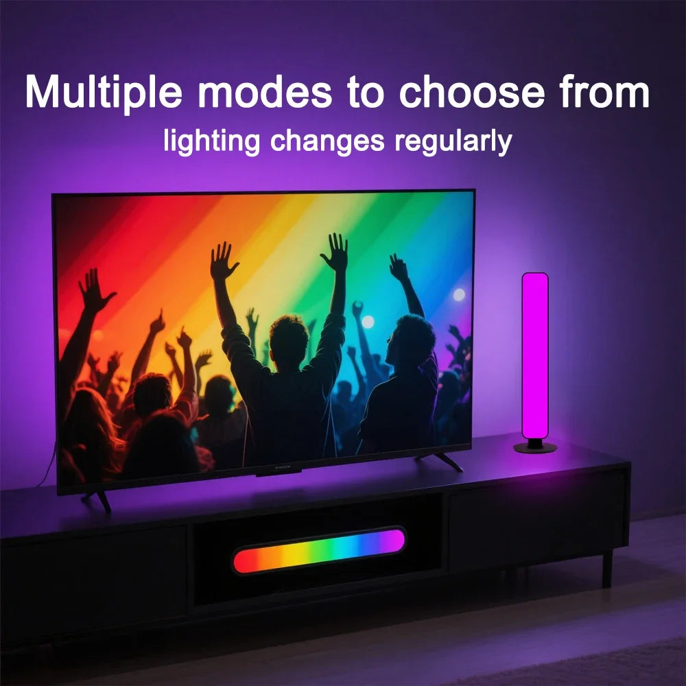 Barres Lumineuses RGB Réactives à la Musique – Rechargeables USB