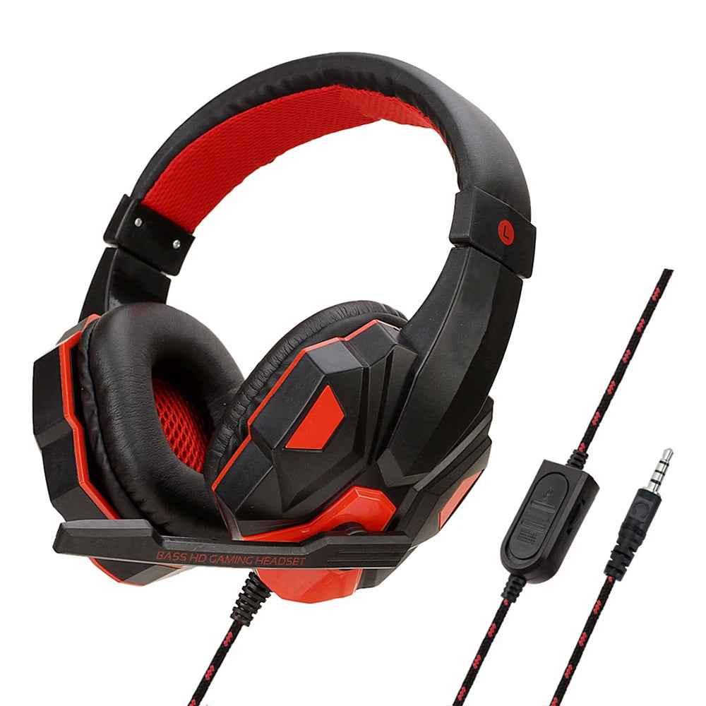 Casque Gaming Filaire Jack 3,5 mm avec Micro – PC, PS4, Xbox, Switch