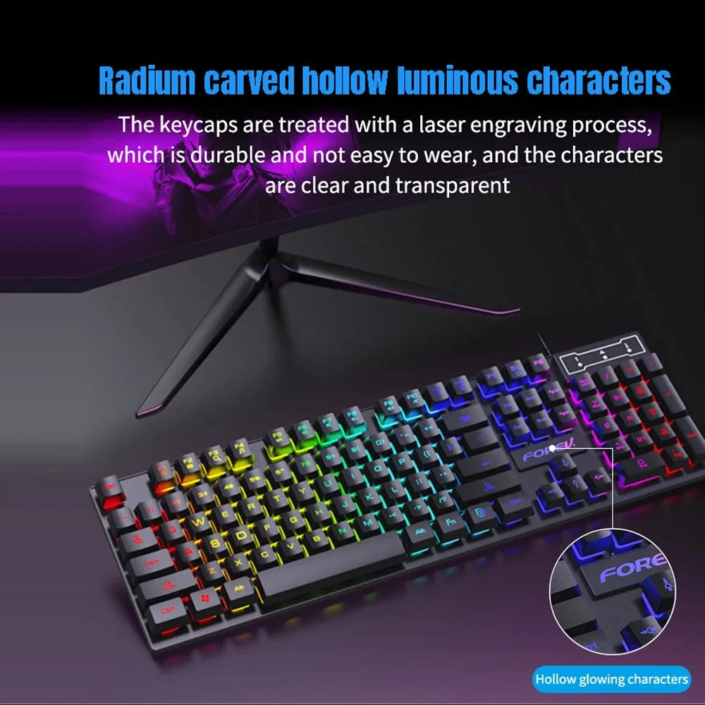 Clavier Gaming Filaire 104 touches – Sensation Mécanique, RGB
