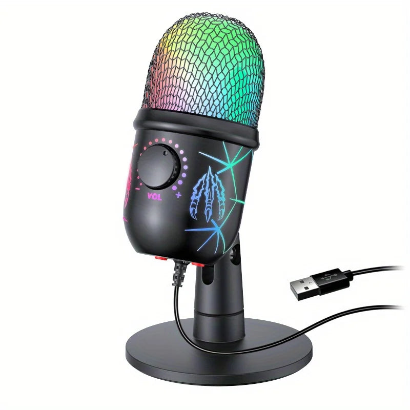 Micro USB Streaming & Karaoké V5 – Antibruit, Support Téléphone