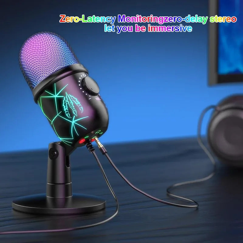 Micro USB Streaming & Karaoké V5 – Antibruit, Support Téléphone