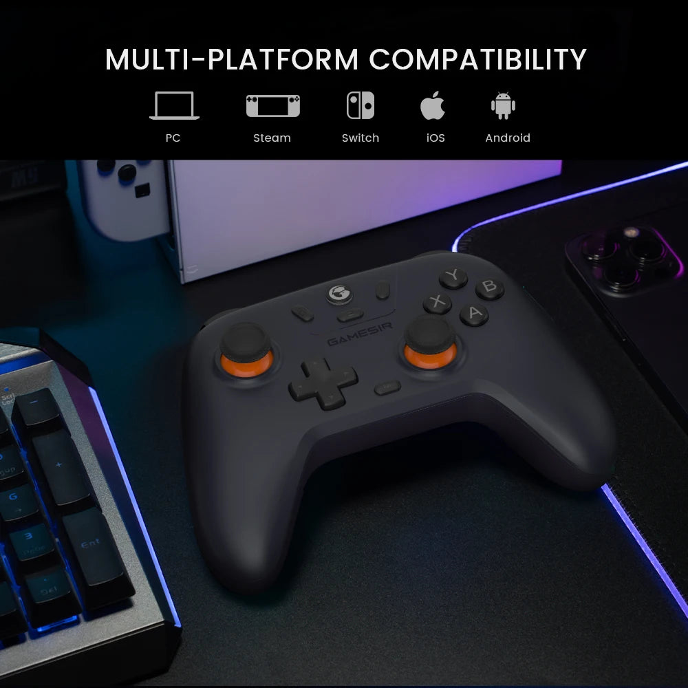 Manette GameSir Nova Lite – Effet Hall, Sans fil (PC, Switch, Android, iOS)