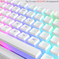 Keycaps Pudding PBT 129 Touches – Translucides, Profil OEM